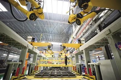 智能化生产线 中航兰田装备制造的新篇章